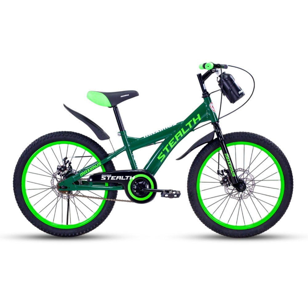 จักรยานเด็ก MAXIMUS Stealth สีเขียว ล้อ 20 นิ้ว_0